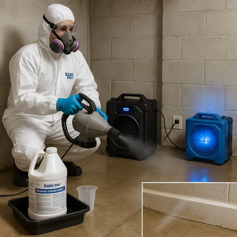 Sanitization and Odor Removal process in New Britain, CT